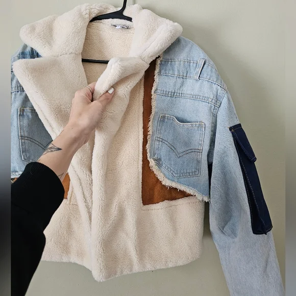 BIDA Denim Patchwork Jacket - Picture 9 of 16